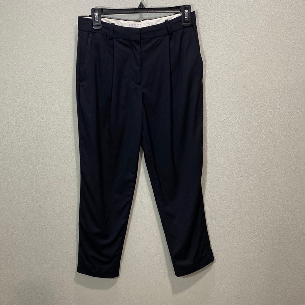 Everlane 100% wool pants navy